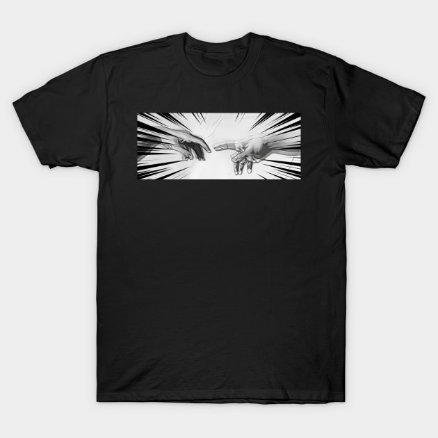 The Creation Of Adam T-Shirt by Malevolent Shop